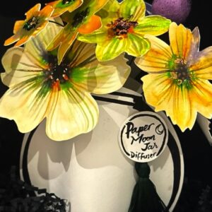 Paper Moon Jar Diffuser with Tassel