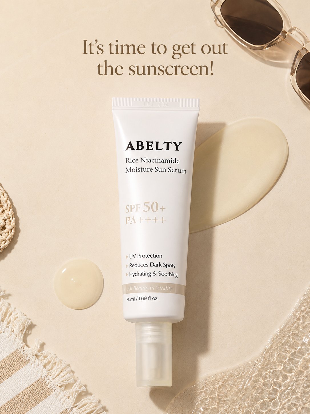 RICE NIACINAMIDE MOISTURE SUN SERUM - Image 5