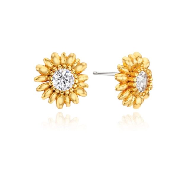 Daisy Cubic Stud Earrings