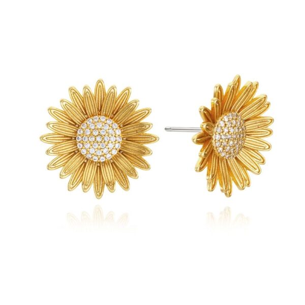 Sunflower Cubic Point Earrings