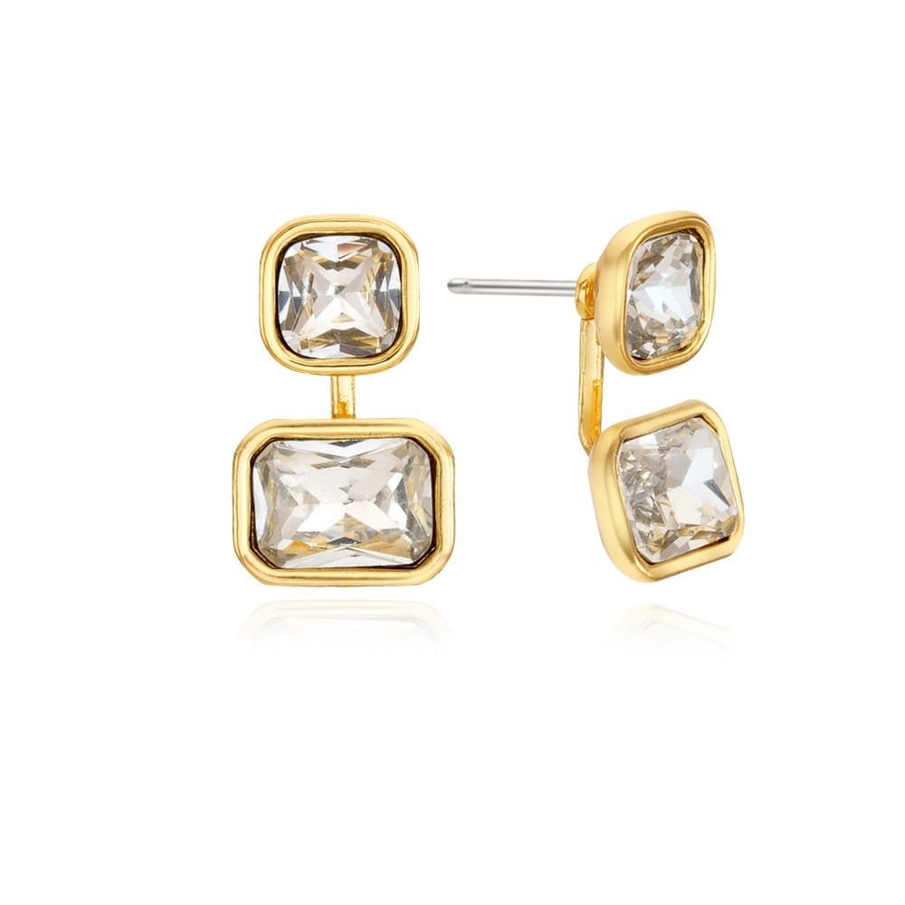 Square Two-Way Cubic Earrings