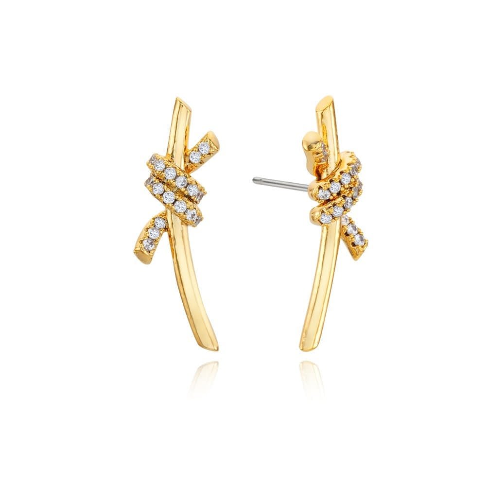 Ribbon grace earrings