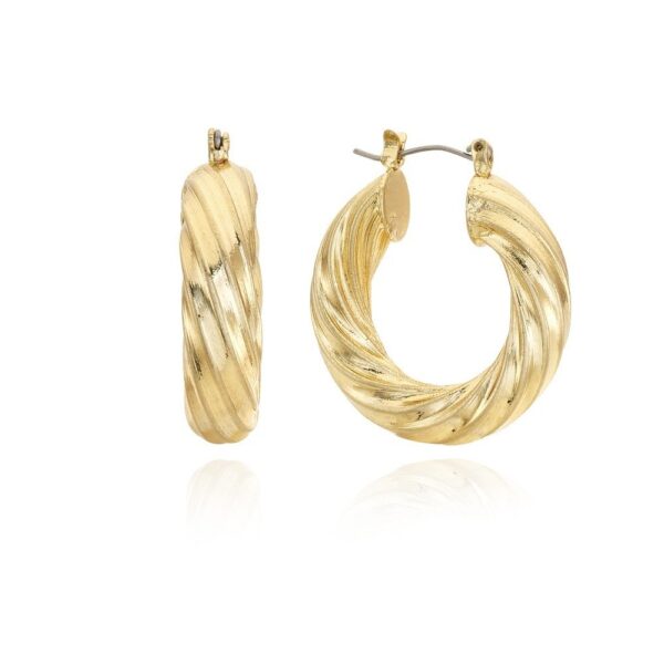 Aurelia twist hoops