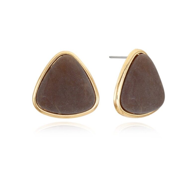 Victorea triangle stud earrings