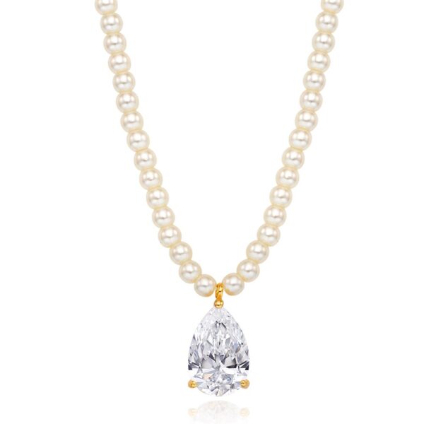 Drop Shape Pearl Necklace