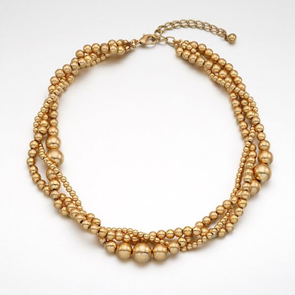 Aurelia bead necklace