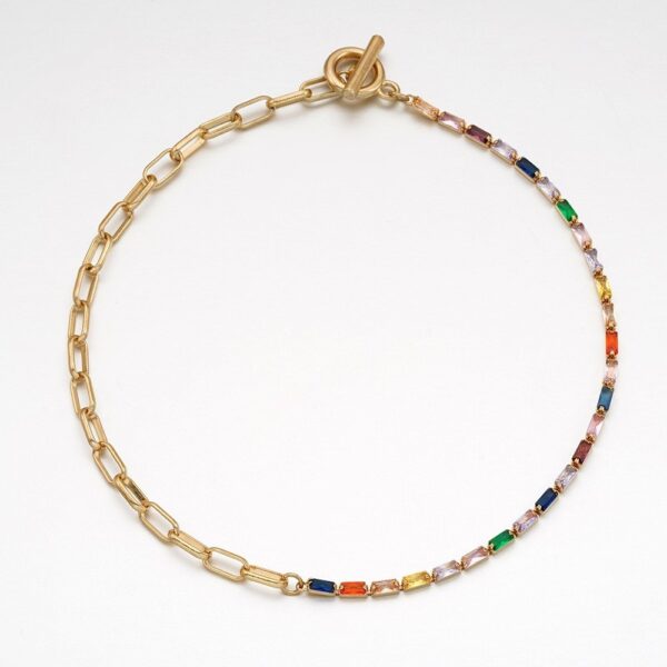 Aurora link necklace