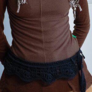 SCALLOP TORSADE BELT