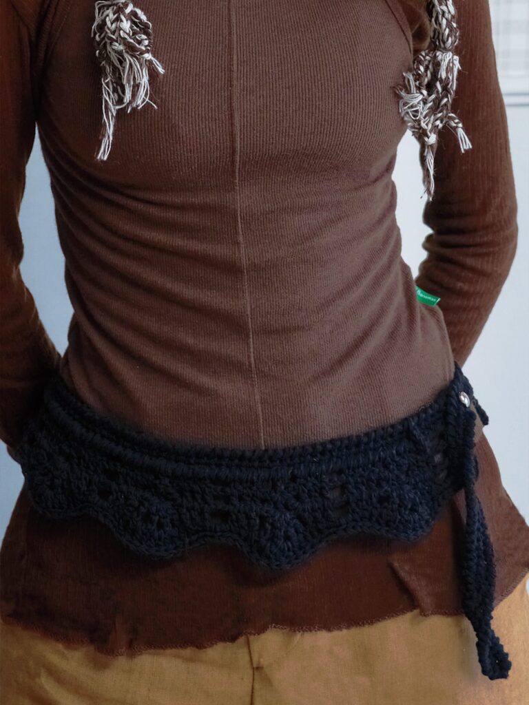 SCALLOP TORSADE BELT