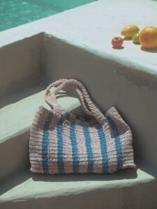 RAFFIA STRIPE BAG