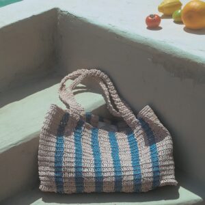RAFFIA STRIPE BAG
