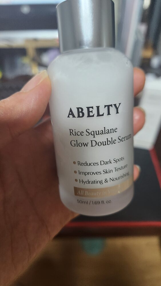 Customer photo of ABELTY Rice Squalane Glow Double Serum