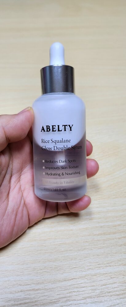 Customer photo of ABELTY Rice Squalane Glow Double Serum