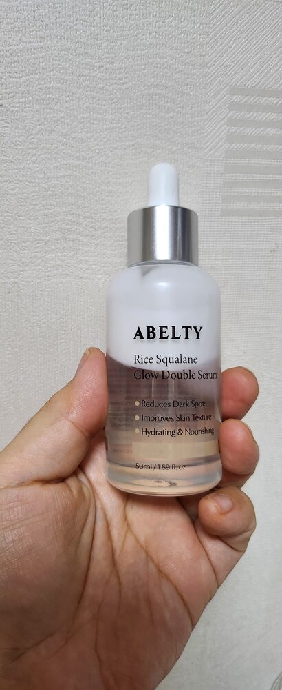 Customer photo of ABELTY Rice Squalane Glow Double Serum