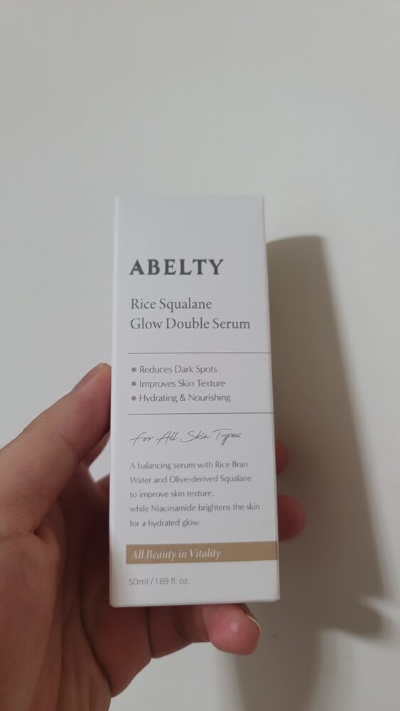 Customer photo of ABELTY Rice Squalane Glow Double Serum
